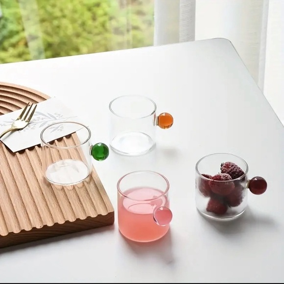 Multicolored Set of 6 expresso glasses - Picture 6 of 7